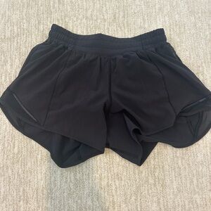 Lululemon Hotty Hot Shorts 4inch Inseam - Black